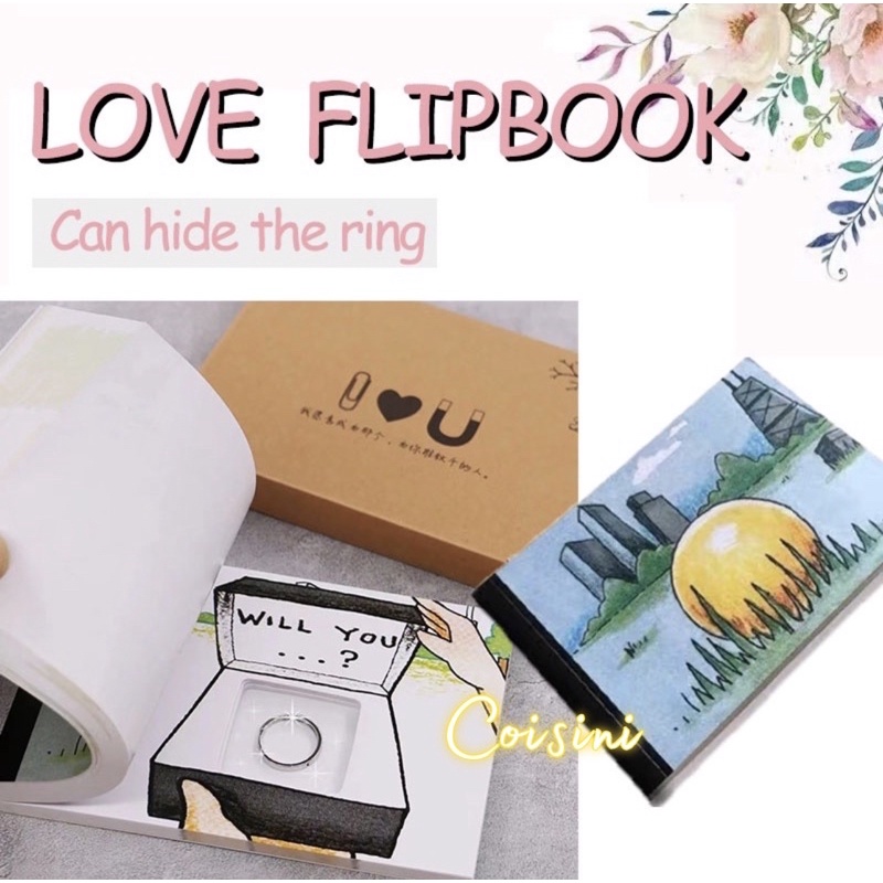 Sổ Tay Kèm Nhẫn Giấu Nhẫn Diy Lãng Mạn Cho Cặp Đôi / Bạn Trai / Bạn Gái Kỷ Niệm Ngày Lễ Tình Nhân