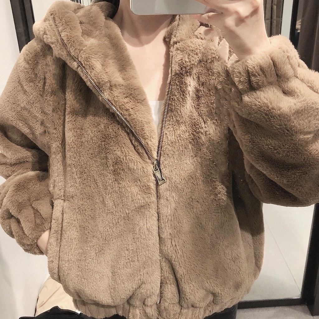 Áo khoác lông cừu Siêu dày, form hãng Katina cho các bạn gái mùa đông cực ấm