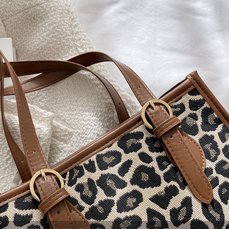 Túi Xách Da PU Cỡ Lớn In Họa Tiết Động Vật Phong Cách Cổ Điển Sang Trọng Dành Cho Nữ