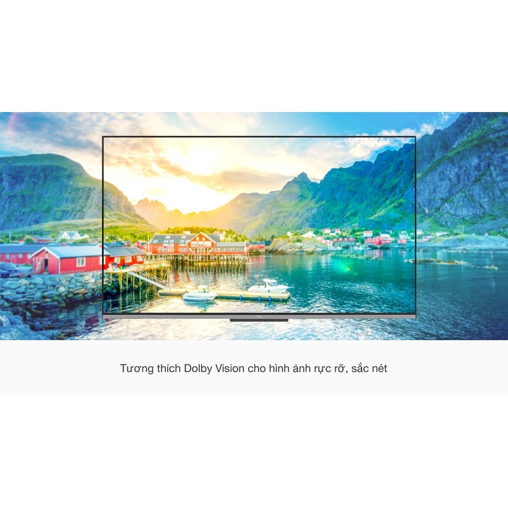 Tivi TCL 4K 50 inch 50P725 Android  âm vòm chất lượng cao - Hàng chính hãng BH 12 tháng.