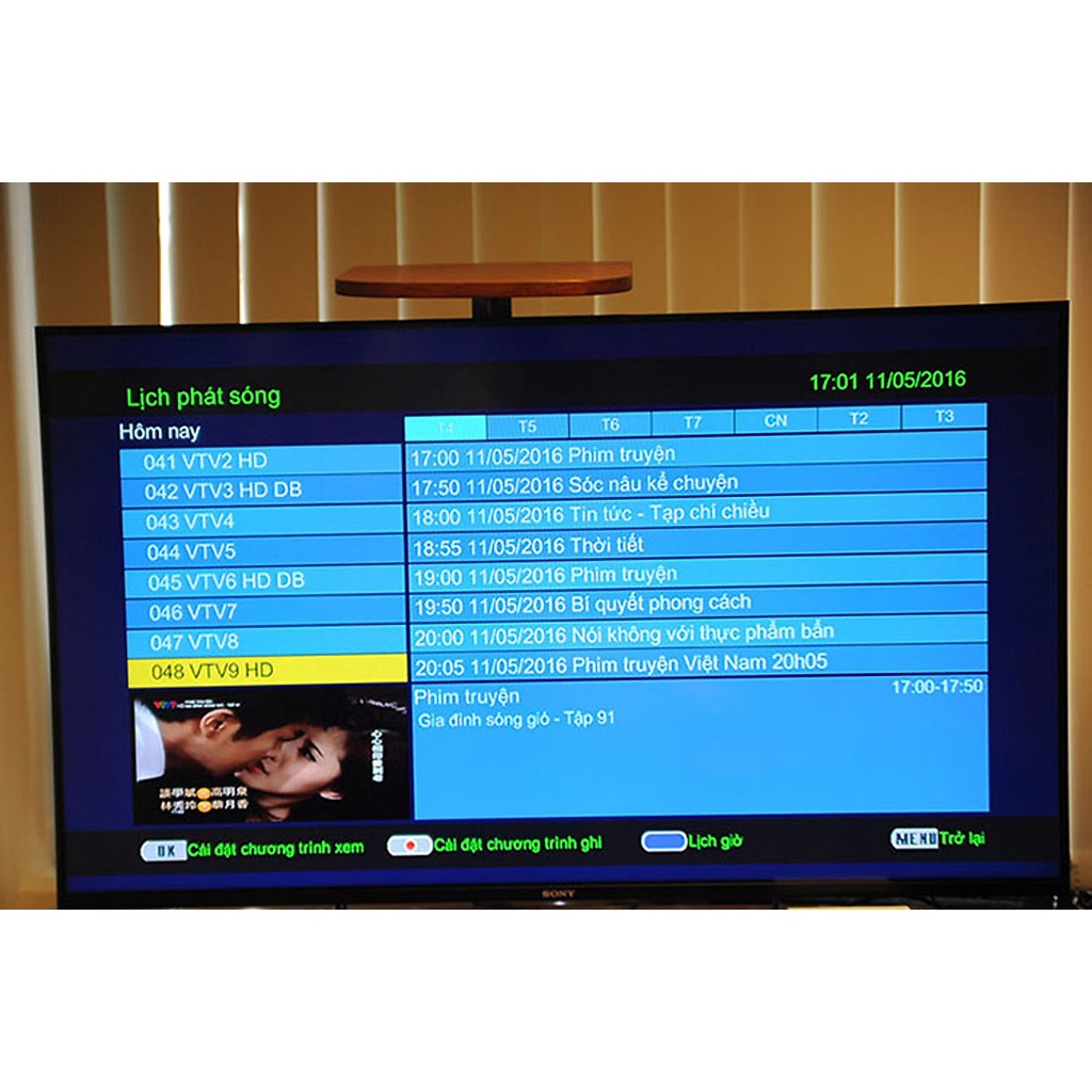 Đầu thu truyền hình kỹ thuật số DVB-T2 VNPT Technology iGate T201 kèm dây HDMI chính hãng