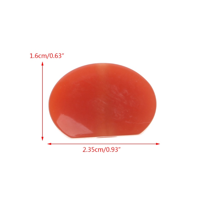 Set 6 Nút Nhựa Acrylic Màu Đỏ Điều Chỉnh Tông Đàn Guitar