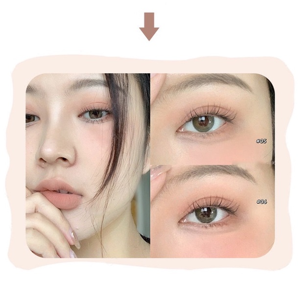 [Hàng mới về] Phấn mắt dạng lỏng CAPUVINI màu nhung mịn hai công dụng cho trang điểm