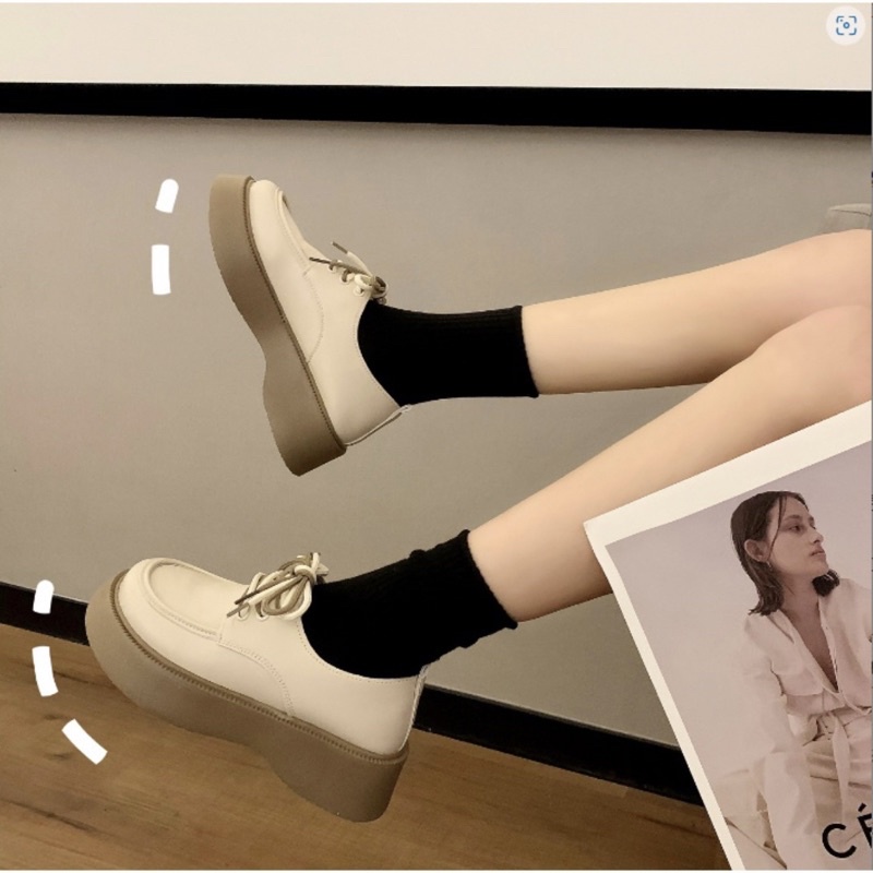 Giày Oxford nữ kelly cổ thấp đế dày tăng chiều cao