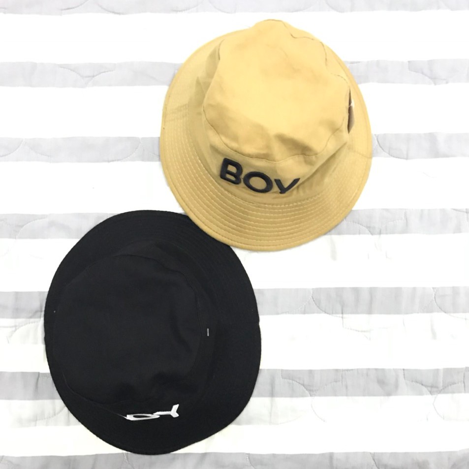 Nón Bucket 2 mặt thêu Boy