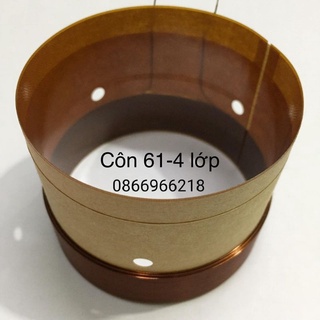 coil loa côn loa bass 61 4 lớp phíp chịu nhiệt.