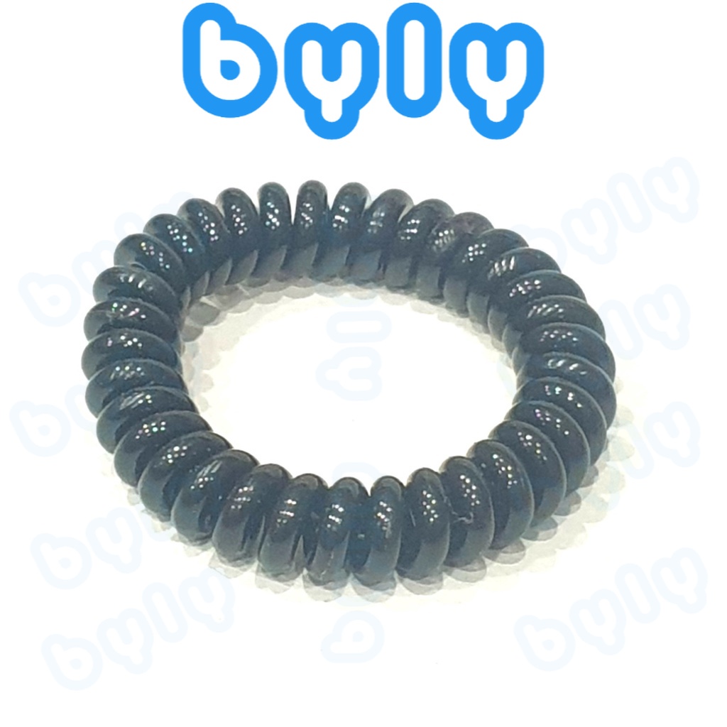 Cột tóc lò xo nhỏ đen - nhiều màu  - ByLy Store