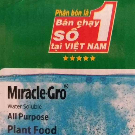 Phân Bón Lá Miracle Gro 15-30-15 (10g),Phân Bón Miracle-Gro chuyên dùng cho hoa lan,hồng,thúc ra hoa các loại cây trồng