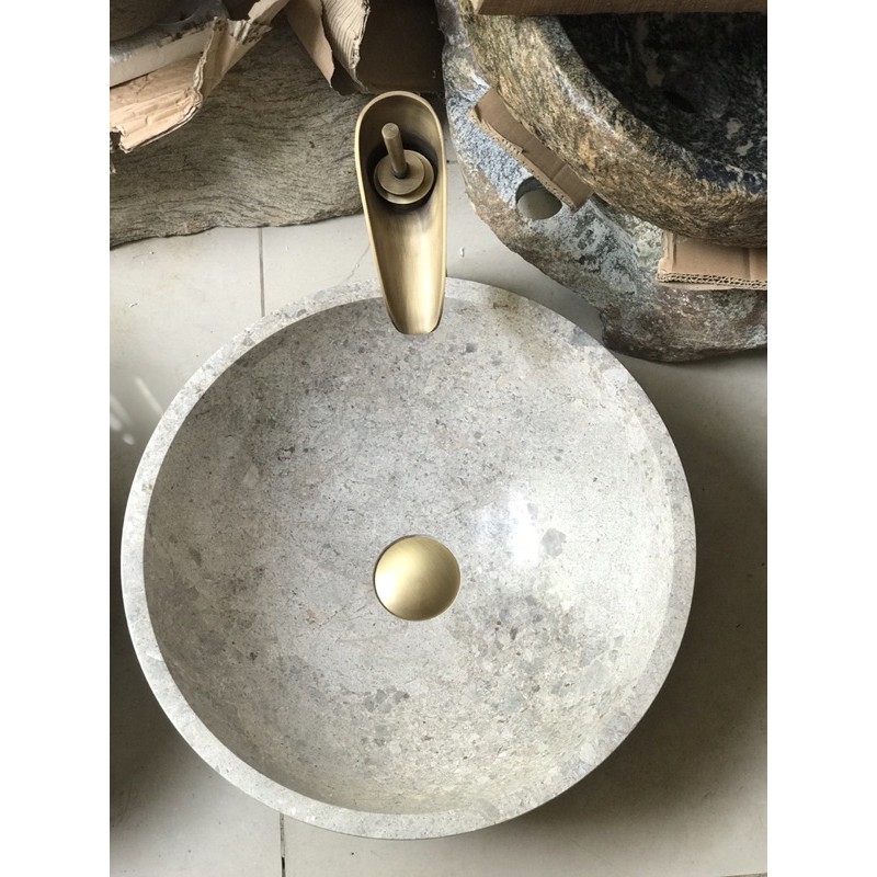 Lavabo đá tự nhiên 100%