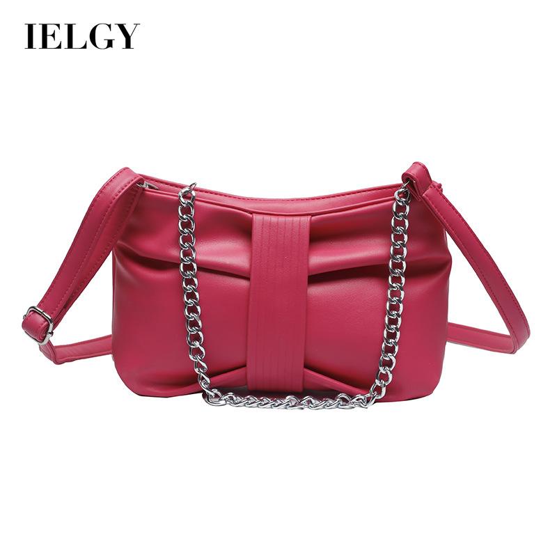 IELGY Túi Đeo Vai Có Dây Xích Kiểu Hàn Quốc Thời Trang Cho Nữ