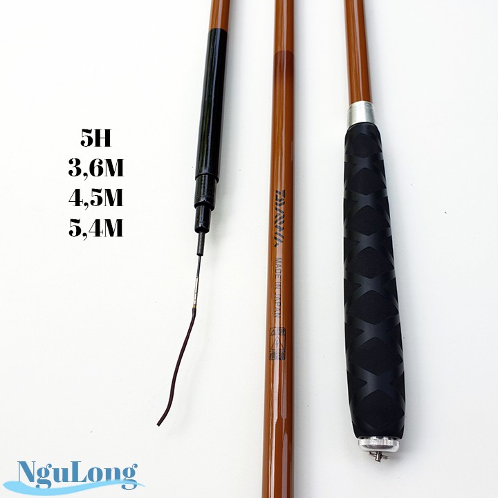 Cần Câu Tay Daiwa 5H made in JAPAN đủ size 3m6 4m5 5m4
