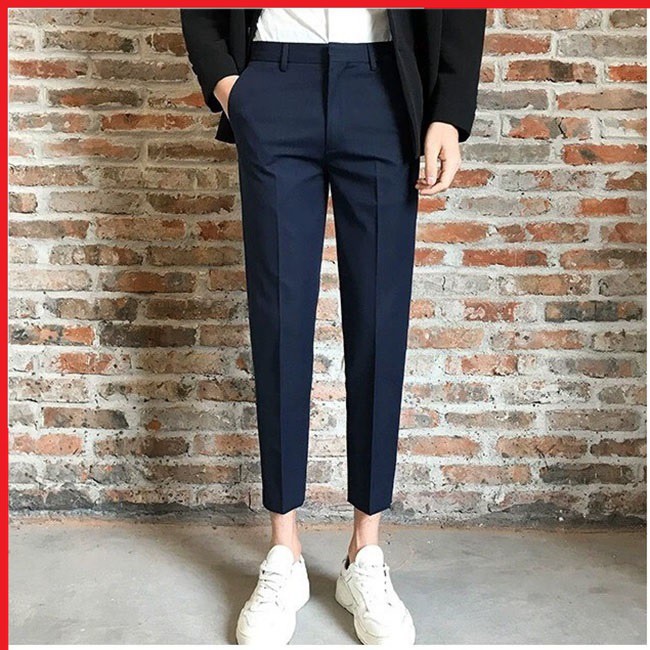 Quần tây nam gồm nhiều màu chất vải Tuyết Mưa co giãn | BigBuy360 - bigbuy360.vn