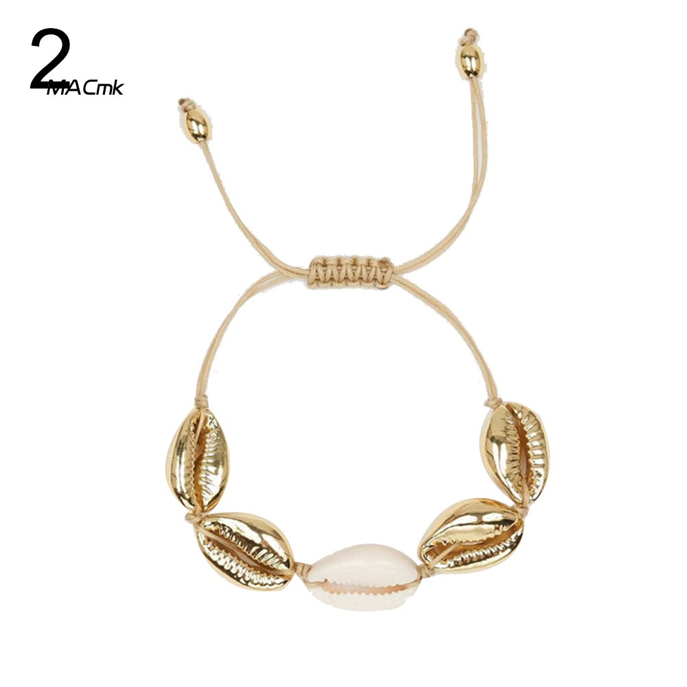 Vòng Tay Vỏ Sò bohemia Thời Trang Mùa Hè Cho Nữ