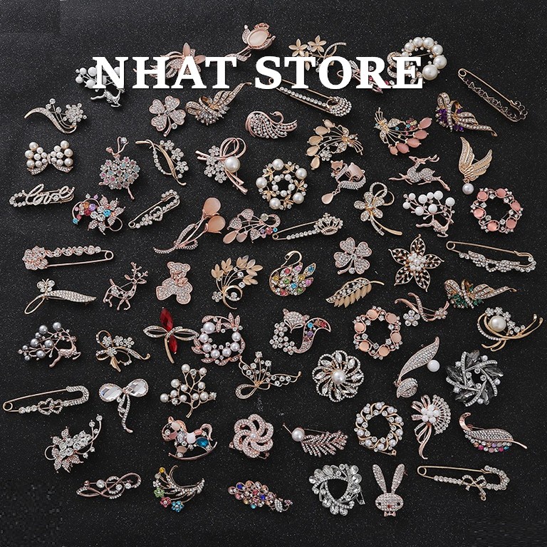 10+ Mẫu Cài áo nữ thời trang cao cấp, thanh lịch và ưa chuộng nhất - Cài áo H110