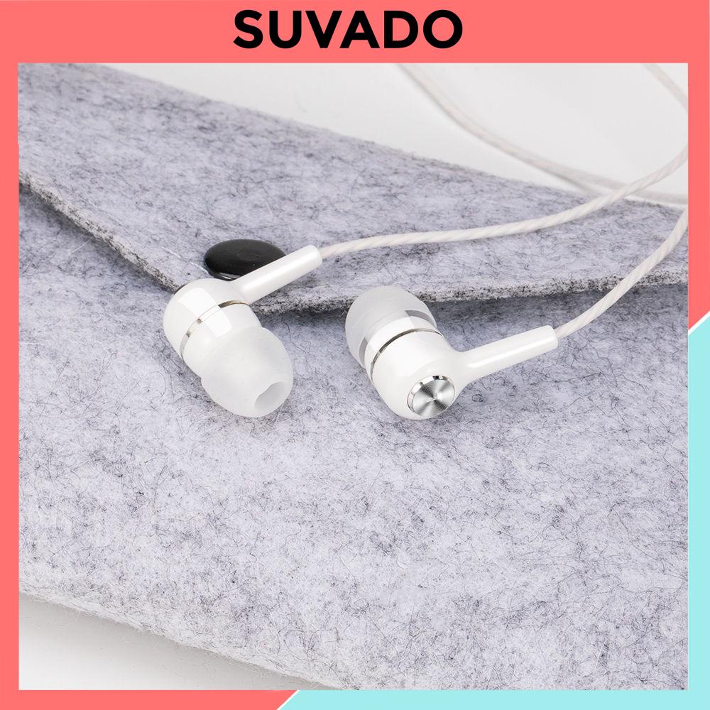 Tai nghe Có dây nhét tai chống ồn nghe nhạc jack cắm 3.5mm cho điện thoại giá rẻ X1006 SUVADO