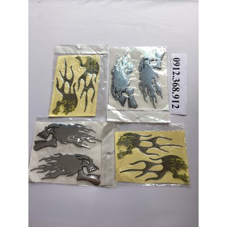 Bộ decal phong cách cá tính độc đáo dán xe máy, oto