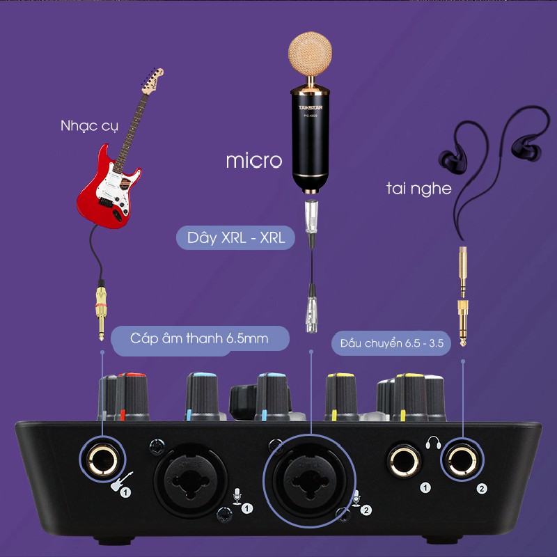 Sound Card Icon Upod Pro 72 Hiệu Ứng Âm Thanh, Lọc Ồn, Thu Âm Livestream Hát Karaoke Chính Hãng Cao Cấp Bảo Hành 1 Năm