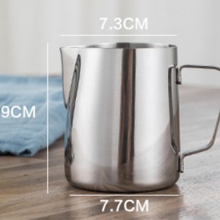 Ca Đánh Sữa Inox 350ml, 550ml - dụng cụ pha chế cà phê Jar