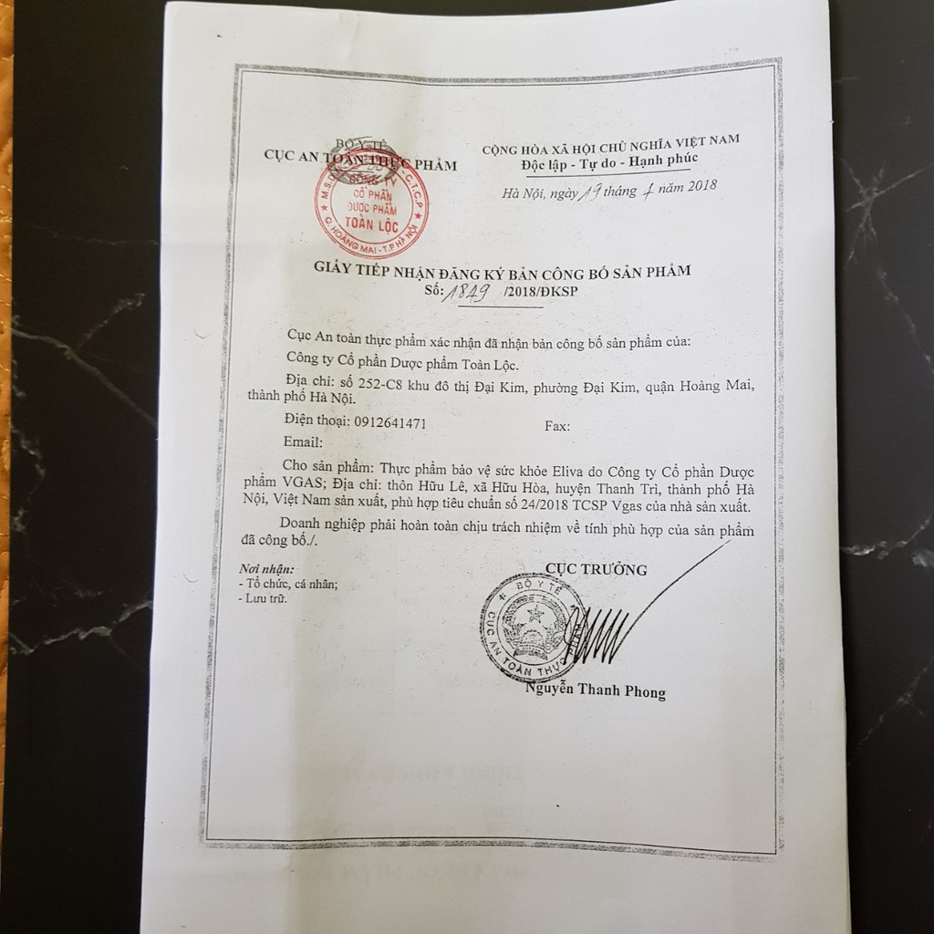 Viên uống trắng da, mờ nám, điều chỉnh nội tiết giảm khô hạn ELIVA .