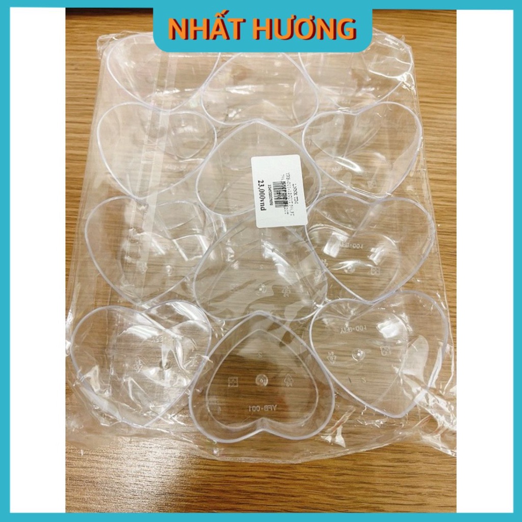 Ly Nhựa Tim YFB 001- 12 Cái