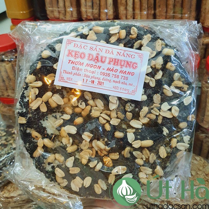 Kẹo Đậu Phộng Đà Nẵng Lốc 3 Miếng Kẹo Đậu Phụng Giòn Mềm Thơm Ngon Đặc Biệt - Út Hà Đặc Sản