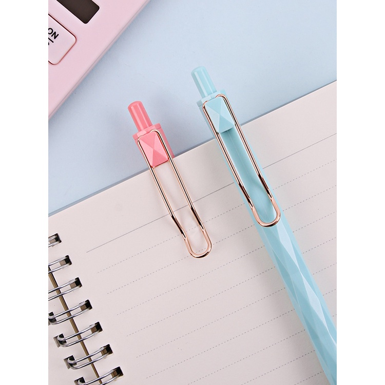 Set 6 Bút Bi Đen Ngòi 0.5MM Kiểu Dáng Đáng Yêu