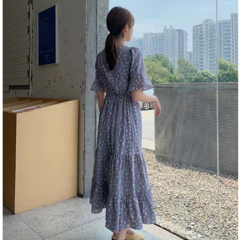 Đầm Hoa Dáng Ôm Thời Trang Mùa Hè Dành Cho Nữ