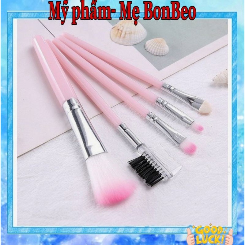 Bộ cọ trang điểm mini 5 cây cực xinh