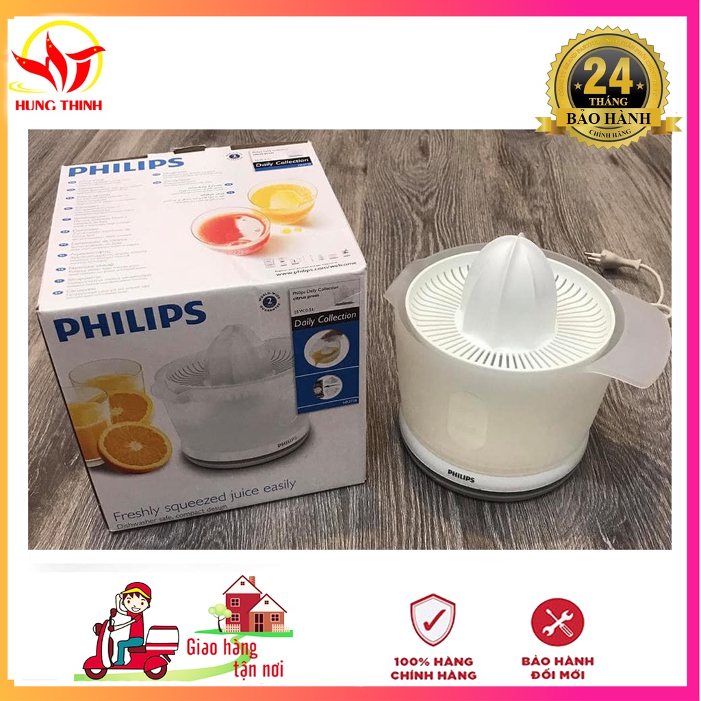 [Mã ELHA22 giảm 6% đơn 300K] Máy vắt cam cao cấp Philips Hr2738 bảo hành 24 tháng