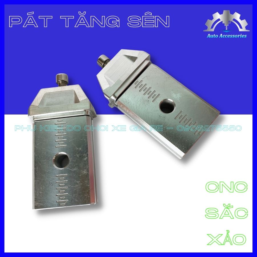 Pát CNC - Pát Tăng Sên Âm Winner X Exciter 150 Ex150 Sonic Raider Satria -CNC tỷ mỉ công nghệ sơn tĩnh điện không gỉ sét