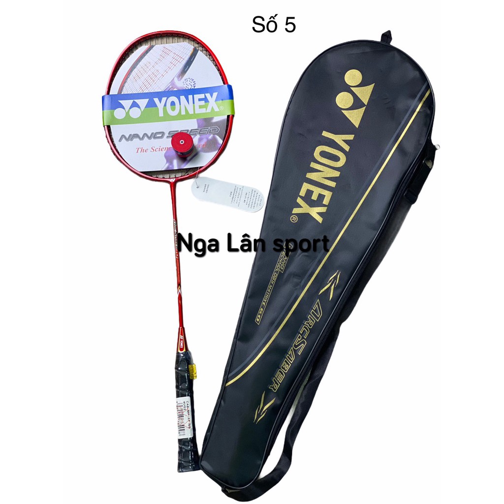 TẶNG CUỐN CÁN + CẦU LÔNG - Vợt Yonex khung có dây siêu đẹp, bền và rẻ