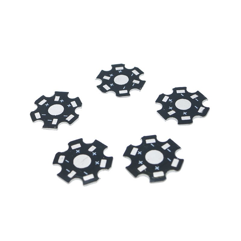 Set 50 tấm đế nhôm tản nhiệt cho đèn LED công suất cao 20MM 1W 3W 5W