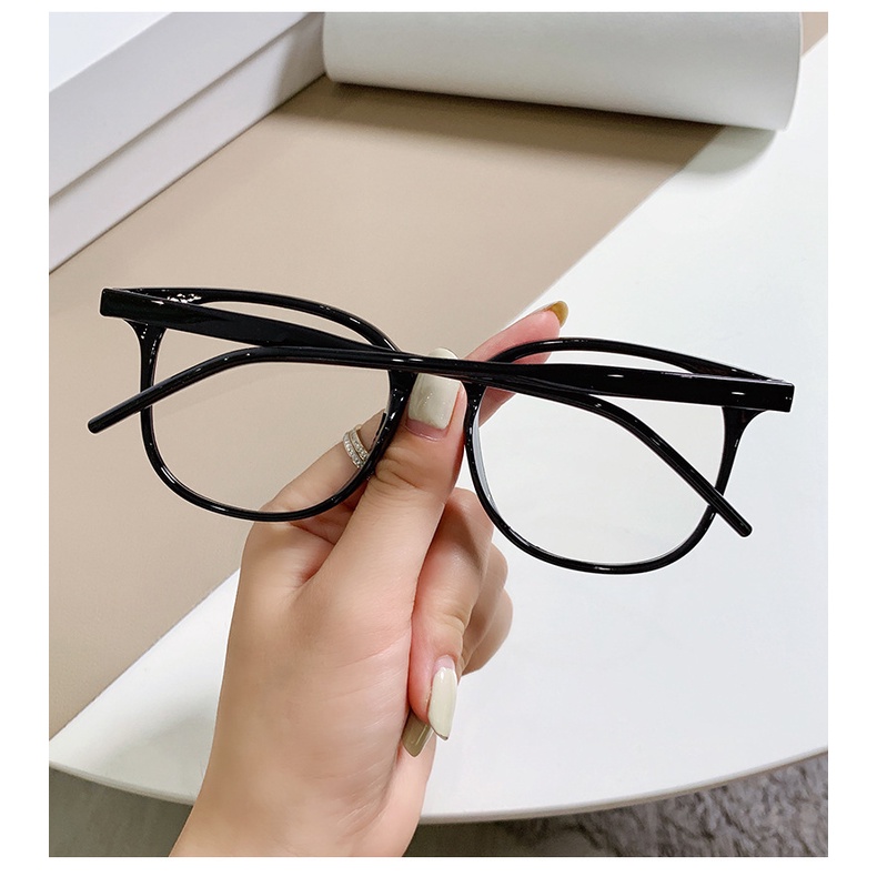 kính cận có độ -1.0~6.0 Kính Cận Gọng Tròng Trong Suốt Thời Trang Unisex gọng kính trong suốt/gọng kính nhựa dẻo/gọng kính nữ/kính thời trang nữ/mắt kính cận