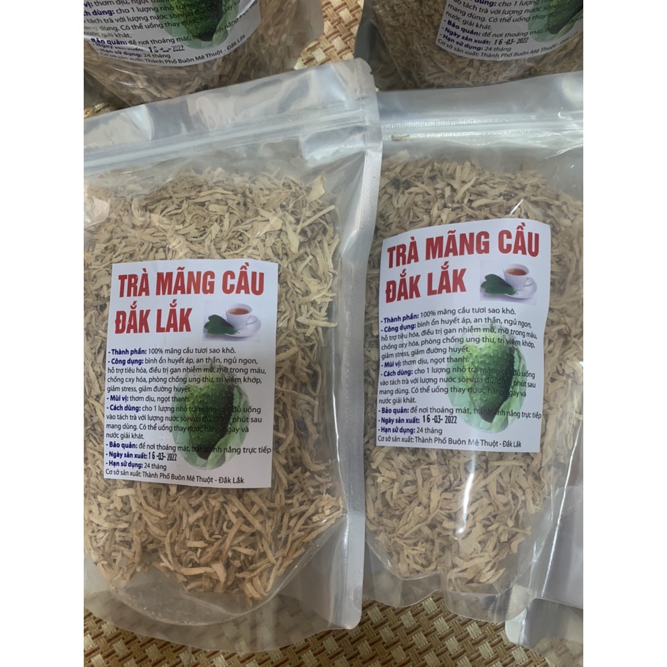 Trà mãng cầu xiêm khô  trái mãng cầu tươi thái lát phơi khô, thơm ngon chất lượng, giảm cân, đẹp da