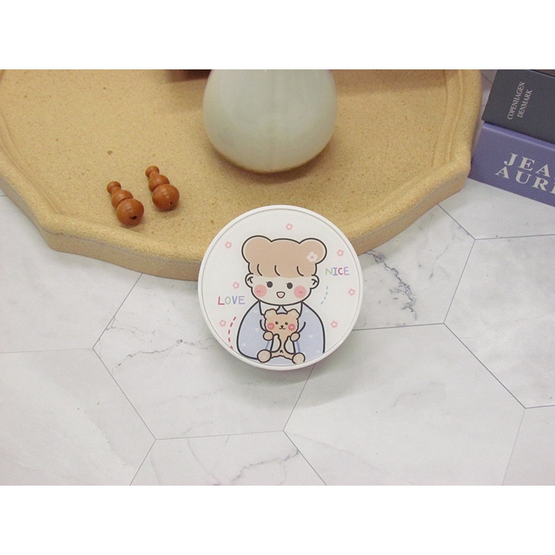 khay đựng lens tròn cô bé mùa đông