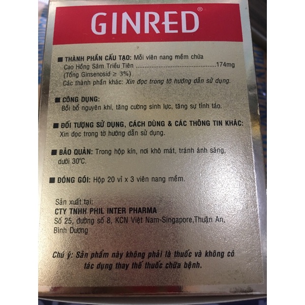 Sâm đỏ GINRED giúp bồi bổ cơ thể, giúp điều trị các bệnh mãn tính,ung thư,tiểu đường,tim mạch