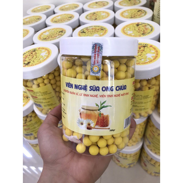 viên nghệ sữa ong chúa hộp 500g