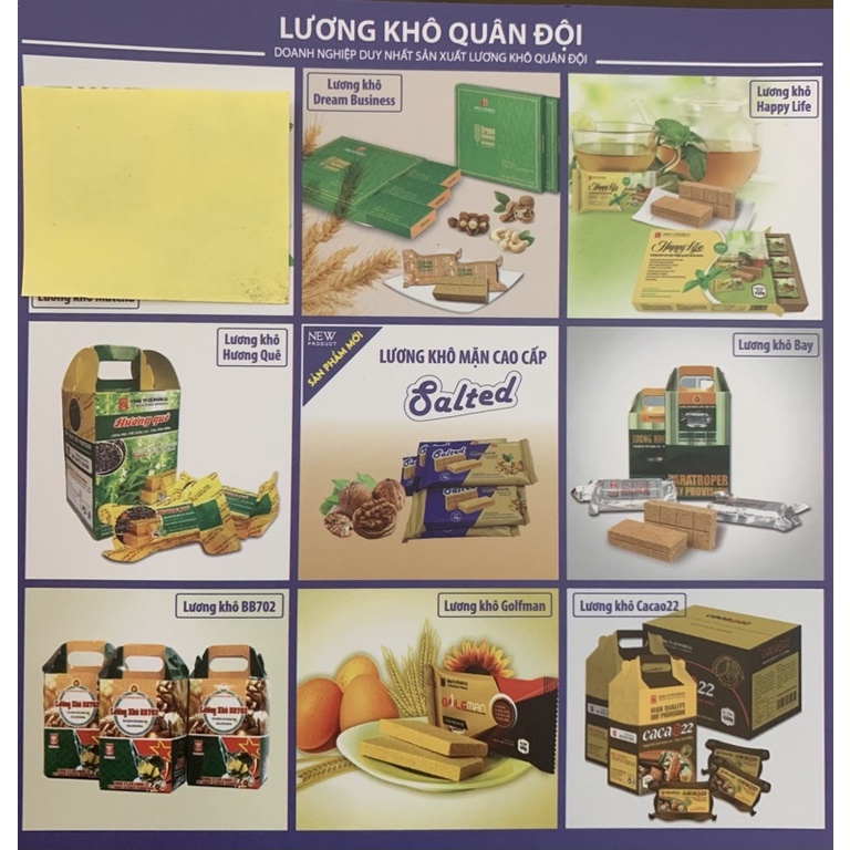 Combo  10 loại Lương Khô