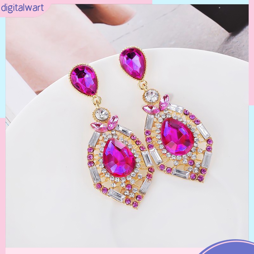 Bông tai dáng dài hình giọt nước cho nữ