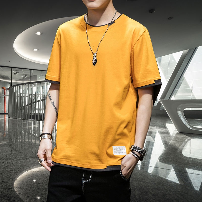 Áo Thun Cotton Tay Ngắn Dáng Rộng Thời Trang Mùa Hè Hàng Mới Dành Cho Nam