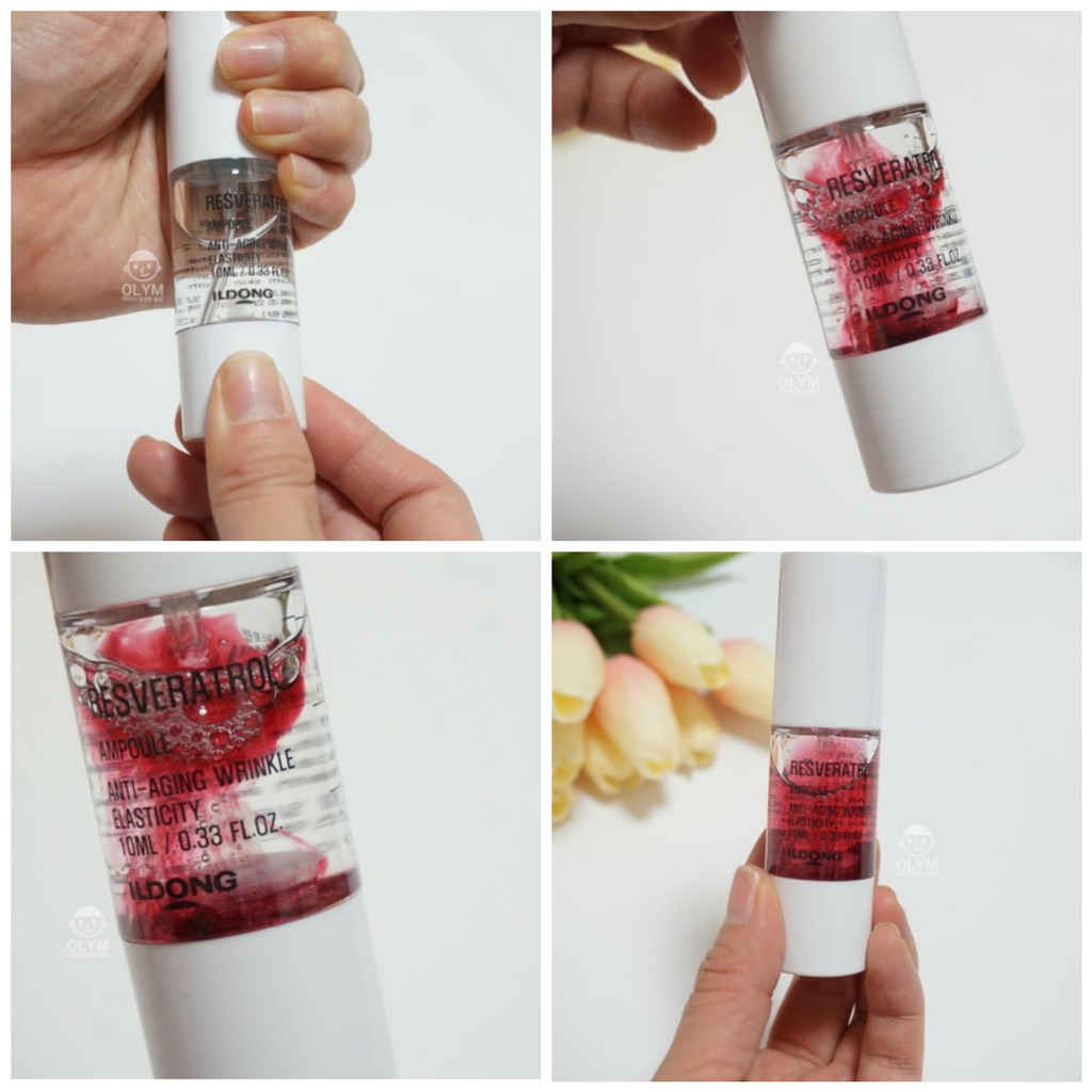 (SALE LỖ) Tinh chất chống lão hóa Ildong Resveratrol Ampoule Set (10ml *4ae) | BigBuy360 - bigbuy360.vn