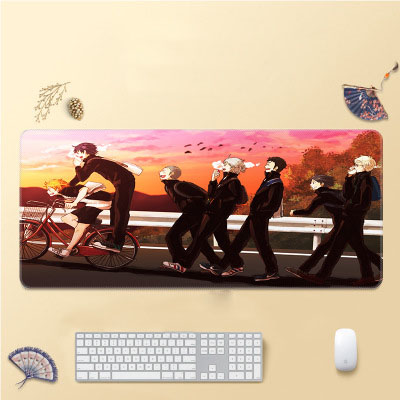 Tấm Lót Chuột Và Bàn Phím Chơi Game Cỡ Lớn In Hình Anime Haikyuu