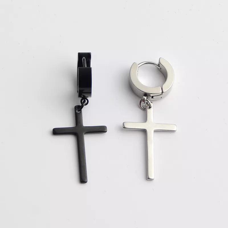 Khuyên kẹp tai titan thánh giá không cần xỏ lỗ (thánh giá kiểu) Store4girls