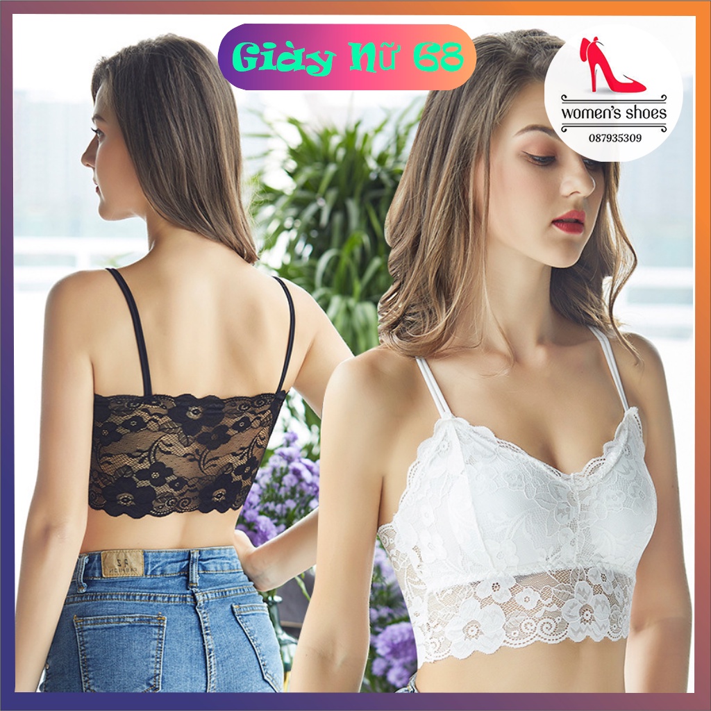 Áo Lót Bra Nữ Ren Hoa 2 Dây Chất Đẹp Cao Cấp { Bán Sỉ }