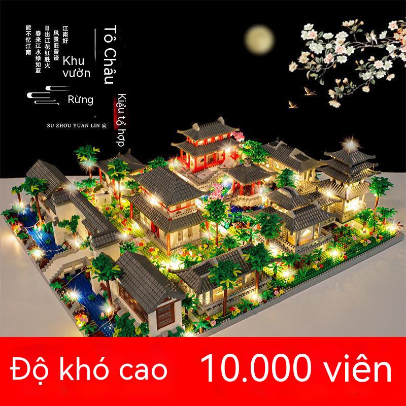 Tương thích Lego Hogwarts Lâu đài Chàng trai Khu nhà lớn ngành kiến ​​​​trúc Harry Potter độ khó cao