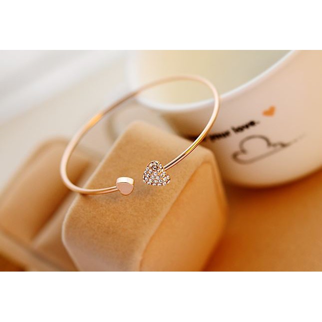 Vòng tay nữ Hàn Quốc siêu nữ tính đính đá sang trọng | BigBuy360 - bigbuy360.vn