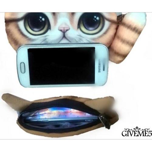 Ví tiền hình mặt mèo 3D
