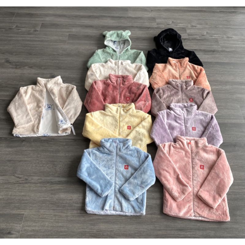 Áo khoác lông thỏ Uniqlo xuất dư