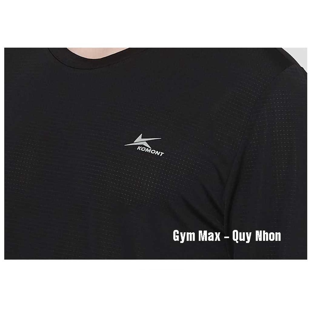 Áo giữ nhiệt nam thể thao gym KoMont thun lưới 4 chiều | BigBuy360 - bigbuy360.vn