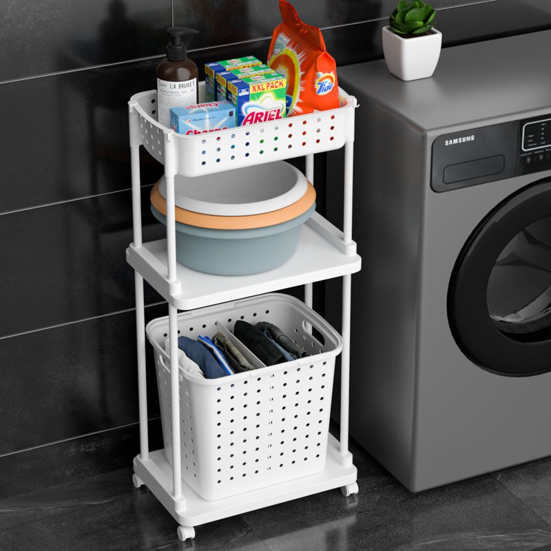 Kệ nhà vệ sinh từ sàn đến trần nhiều tầng giá để đồ bồn rửa mặt phòng tắm trang điểm đa chức năng | BigBuy360 - bigbuy360.vn